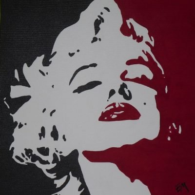 Quadro Marilyn Monroe - bicolore
