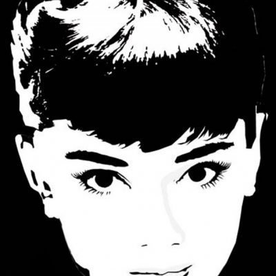 Audrey Hepburn quadro moderno